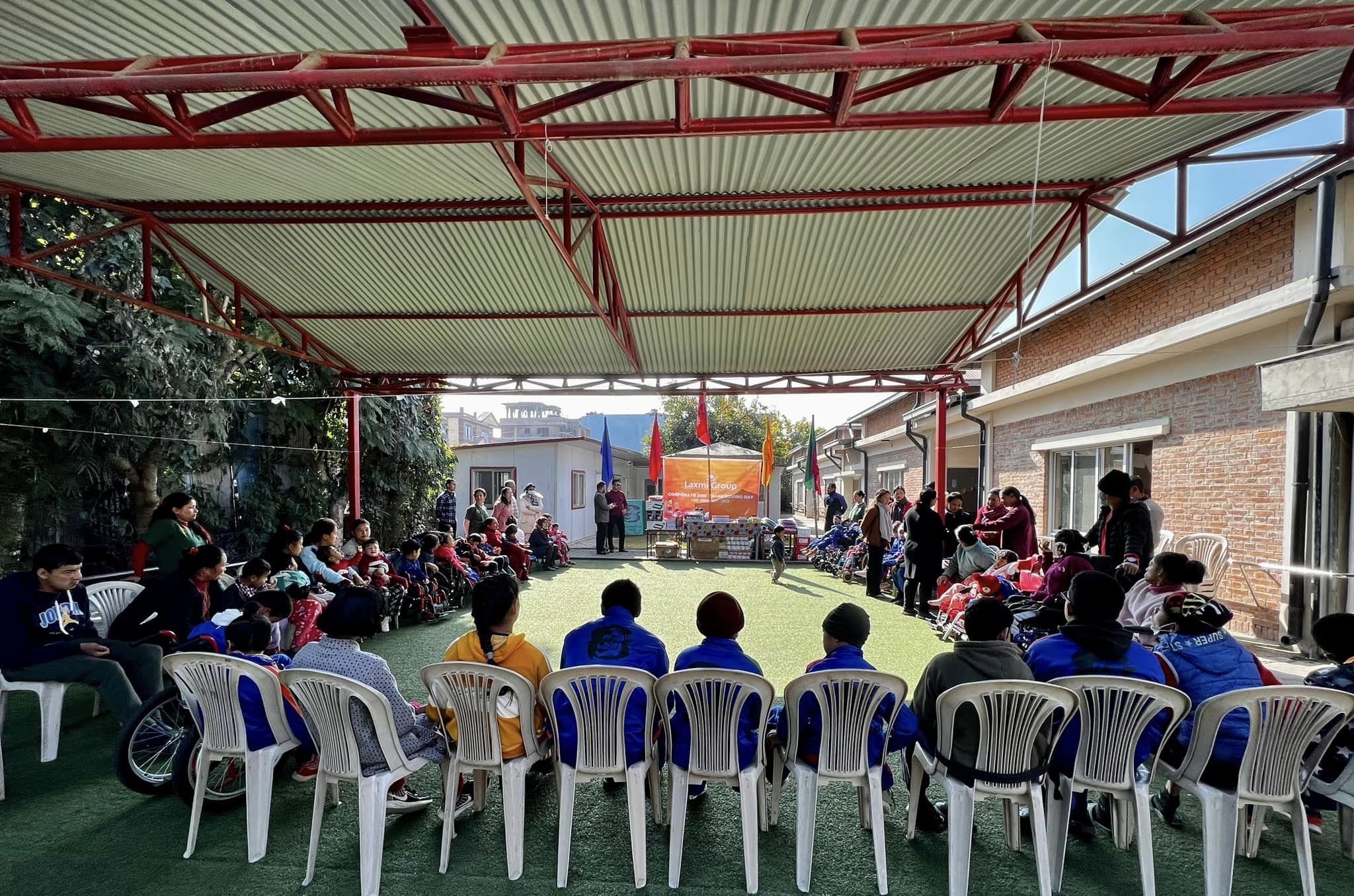 Laxmi Group conducted CSR at Cerebral Palsy Center, Dhapakhel on the occasion of its  49th anniversary